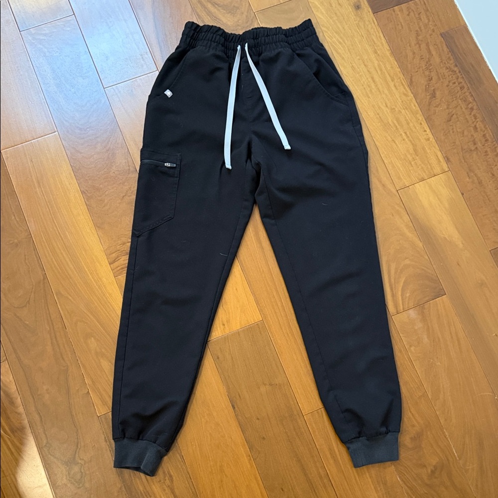 Figs Black Jogger Pants